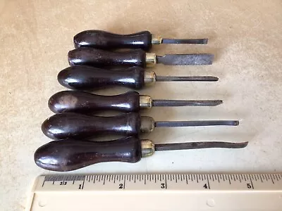 Set Of 6 Antique Engraving Tools (marples & Son) Gunsmith Jeweller Silversmith • $30.32