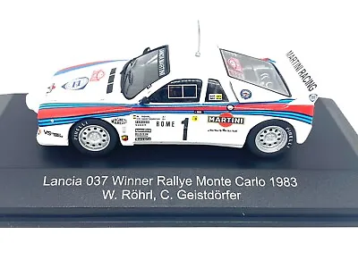 1:43 Scale CMR Replicars Lancia 037 Rally Car - W Rohrl 1983 Monte Carlo Winner • £35.99