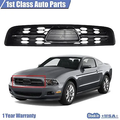 Grille Plastic Chrome Shell W/ Black For 2010-2012 Ford Mustang • $88.49