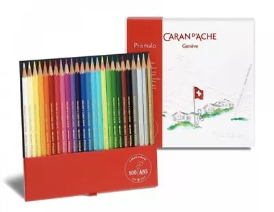 CARAN D'ACHE Colored Pencil Prismalo 100th Anniversary 25 Color Set CA0999-325 • £177.21