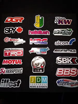 25 Random JDM Stickers Honda DSM Toyota Nissan Racing High Quality Waterproof • $7.99