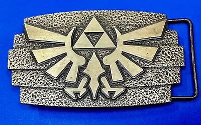 Nintendo Legend Of Zelda Twilight Princess Video Game Triforce Belt Buckle • $13.50