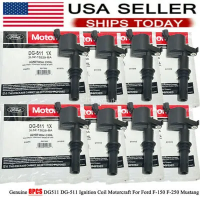 8pcs NEW GENUINE Motorcraft Ignition Coil DG-511 Fit 04-08 Ford F150 Expedition • $65