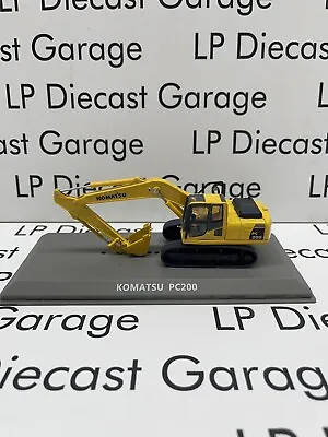 DIECAST MODEL Komatsu PC200 Excavator 1:72 Diecast & Plastic Collectible Detail • $29.99