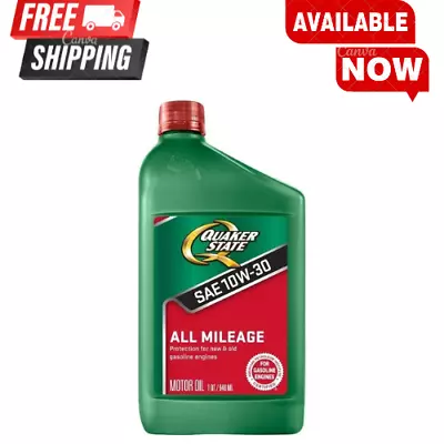 Quaker State All Mileage 10W-40 Motor Oil 1 Quart • $7.96