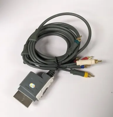 Official Microsoft Xbox 360 Audio Video AV Component HD Cable Cord OEM • $7.25