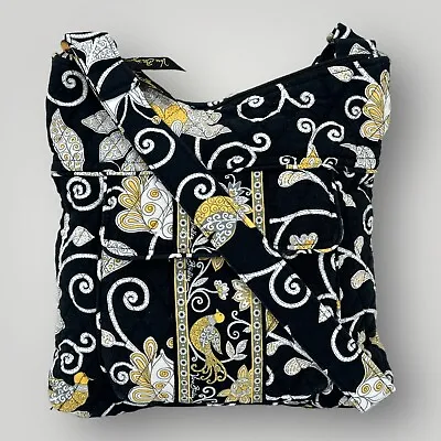 Vera Bradley Yellow Bird Hipster Crossbody Bag 11  X 10.5  • $18.95