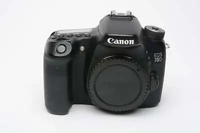 Canon EOS 70D DSLR Body W/2batts Charger Manual USB 67K Acts Tested • $303.55
