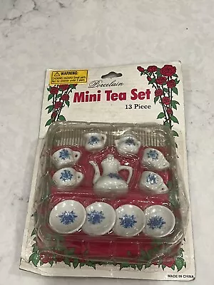 Vintage Sitco Porcelain Mini Tea Party Set 13 Pieces Still In Package! • $14.90