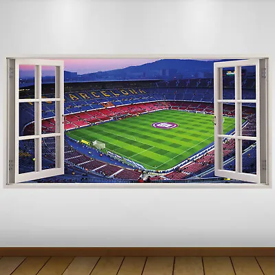 £24.99 • Buy EXTRA LARGE Barcelona Nou Camp Stadium Night Football Vinyl Wall Sticker Poster