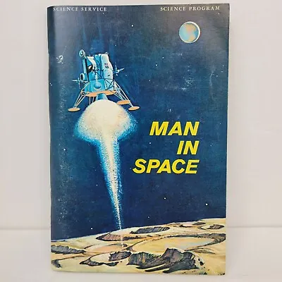 Vtg 1967~Man In Space~Stamp Book/Poster~How Man Will Get Moon & Back~NASA~Apollo • $49.99