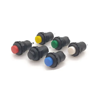 6PCS Self-Lock/Momentary Pushbutton Switches DS427 DS428 12mm OFF-ON Push Button • $4.69