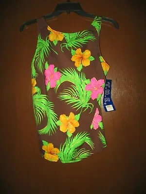 New With Tag / T.H.E. Post Mastectomy High Neck Pocketed Tankini Top / Size 12 • $37.99