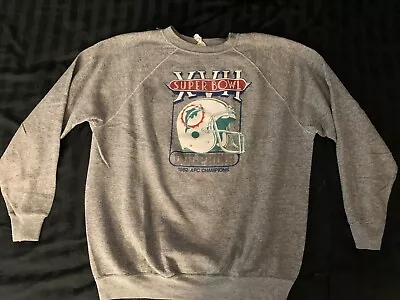 Vintage Miami Dolphins Super Bowl XVII (1983) XL SweatShirt • $19.95