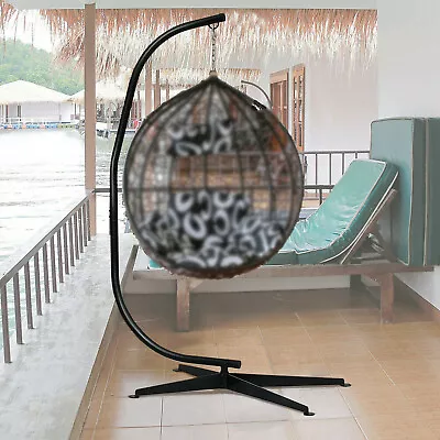 £95.91 • Buy Hammocks Swing Egg Chair Hanging Frame Stand Heavy Duty Steel Pole Outdoor Patio