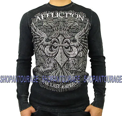 Affliction Fedor Emelianenko Warbird A1091 New Long Sleeve MMA Thermal For Men • $47.60