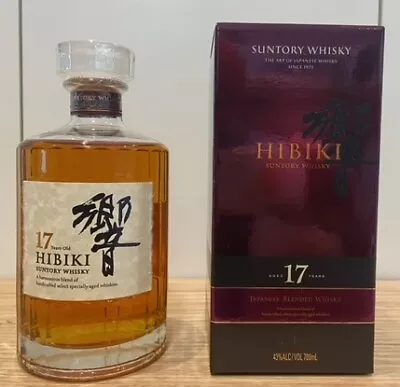 Hibiki 17 Year Old Whisky  700ml • $2200