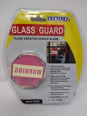 Vintage Telko Glass Guard Vibration Sensor Alarm S086 Door Sensor Alarm Device • $14.95
