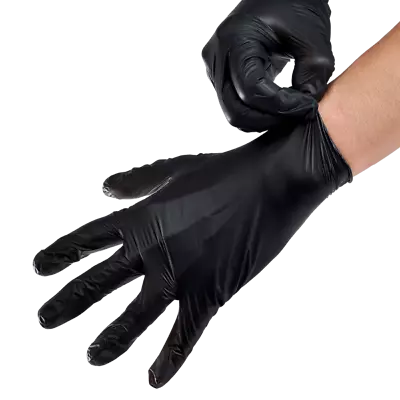 Karat Synthetic Vinyl Powder-FREE Glove (Black) - Medium - 1000 Ct FP-GSV1047B • $46.50