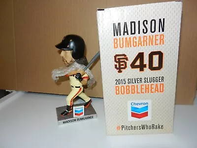 Madison Bumgarner 2015 Silver Slugger Sf Giants Bobblehead Sga San Francisco 🎁 • $29.95