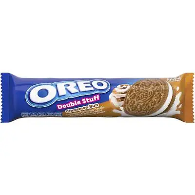 Oreo Double Stuff Cinnamon Bun Cookies Biscuits 135g • $12.50