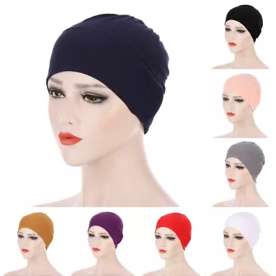 Women Chemo Cap Cancer Hat Muslim Headscarf Hair Loss Turban Hijab Head Wrap Hot • $5.08