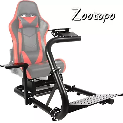 Zootopo Racing Simulator Adjustable Wheel Stand Round Tube Fit For Logitech G29 • $229.99