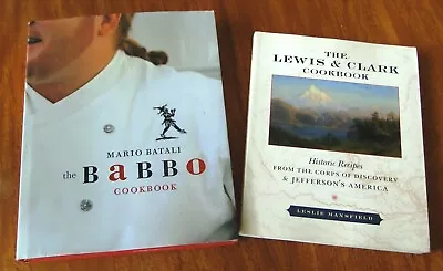 Lewis And Clark Cookbook: Historic Recipes TPR + BABBO Mario Batali HB DC Lot • $9.95