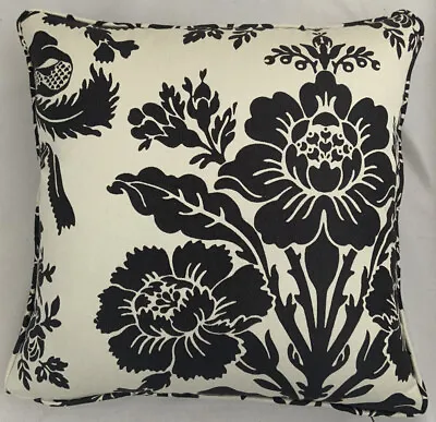 A 16 Inch Cushion Cover In Laura Ashley Tatton Charcoal Fabric • £16.99