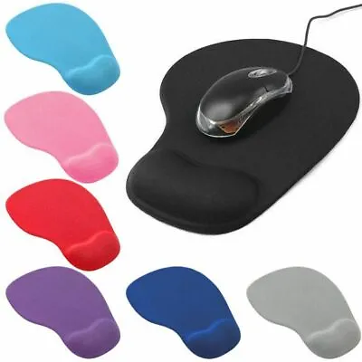 £3.49 • Buy Wrist Gel Rest Support Mouse Mat Pad Gaming Laptop Computer Macbook Anti-Slip PC