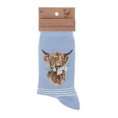 Wrendale Designs  Daisy Coo  Highland Cow Socks • £9.99