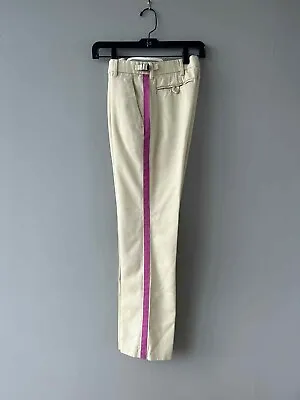 Helmut Lang SS00 Pink Side-Stripe Marching Band Trousers • $100