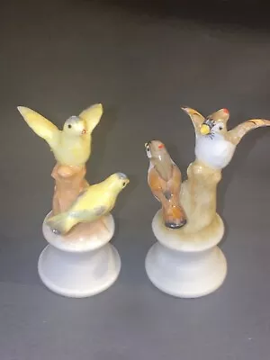 ⭐️Vintage Maruri Masterpiece Bone China Bird Figurines/Cardinal/Robin/Canary (2) • $9.99