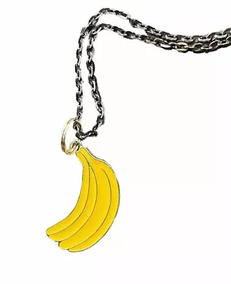 20” Gun Metal Plated Iron Chain Banana Necklace  • $6.75