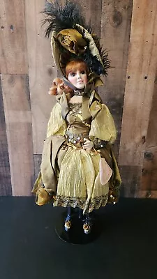 Franklin Mint Heirloom Exquisite Maryse Nicole Porcelain Doll 20  Belle • $100