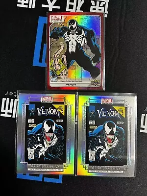 🌪️2023 Upper Deck Marvel Platinum Rainbow&red Venom Lot3 • $0.99