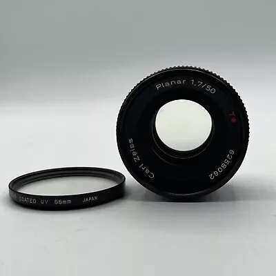 Contax Carl Zeiss Planar T* 50mm F/1.7 MMJ Lens CY Mount From Japan • $214.99