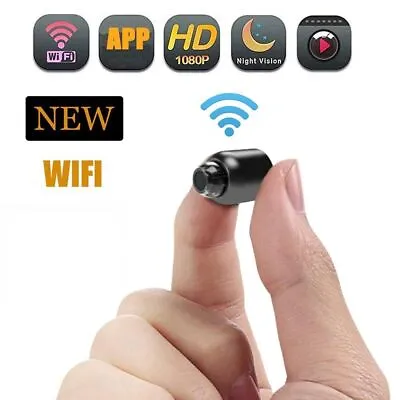 HD 1080P Mini Spy Camera Hidden HD Micro Home Security Night Vision Motion Cam • £7.99