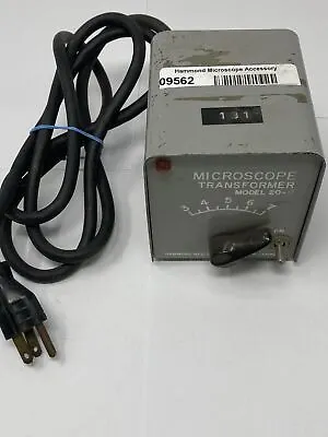 Hammond Model 20-H Vintage Microscope Transformer Power Supply • $17.97