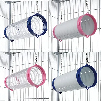 £7.50 • Buy Tunnel Tube Toy For Ferret Chinchilla Rat With Chains Straight Shape Clear Beige