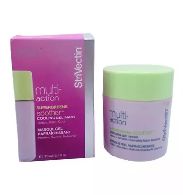 Strivectin Multi-Action Supergreens Soother Cooling Gel Mask 70ml/2.4fl Oz NIB • $19.95