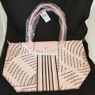 NWT Longchamp Le Pliage Neo Large Shoulder Tote Bag Petal Pink L189966028 Ltd Ed • $205