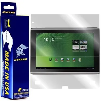 $18.07 • Buy ArmorSuit MilitaryShield Acer Iconia Tab A500 Screen Protector + Full Body Skin
