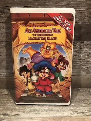 American Tail An - The Treasure Of Manhattan Island (VHS 2000 Clamshell) • $4