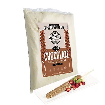 OldSoul Popstick Waffle Mix | GLUTEN FREE | Chocolate | 5 Lb | 112 Stick Waffles • $39.99