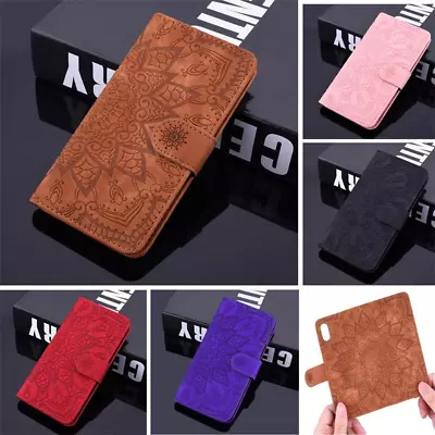 For Samsung Galaxy J3 J5 J7 2016 J2 Core J8 Leather Wallet Shockproof Case Cover • $13.79