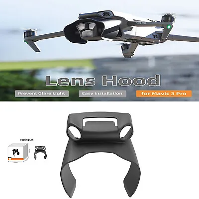 Plastic Lens Hood Protect For Mavic 3 Pro Increase Height Strengthen Shading • $8.34