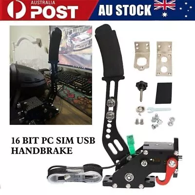 16 Bits Handbrake USB For Racing Games Wheel Stand Logitech G920 For PC Windows • $69.99