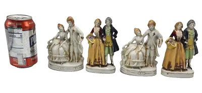 Victorian Colonial Porcelain Couples Figurines Made In Occupied Japan Two Sets • $3.99