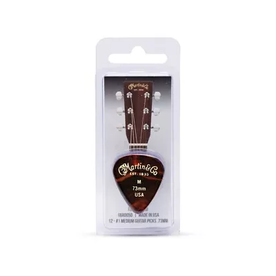 Martin #1 Guitar Pick Pack Medium 1 Dozen .73mm • $7.99